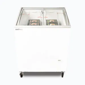 Bromic Display Chest Freezer Angled Glass Top 176L CF0200ATCG