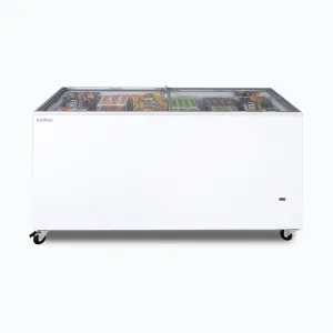 Bromic Display Chest Freezer Flat Glass Top 491L CF0500FTFG