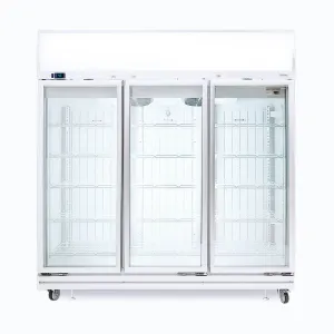 Bromic Upright Display Freezer Flat Glass Door 1507L LED UF1500LF