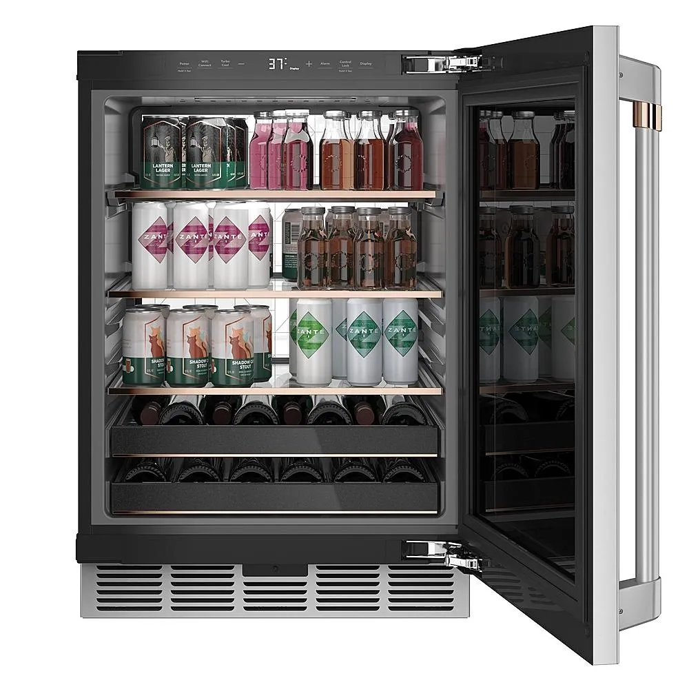 Caf 5.1 cu.ft. Freestanding Beverage Center with Wi-Fi Connect CCP06BP2PS1