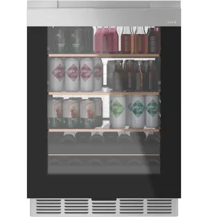 Cafe CCR06BM2PS5 Caf Beverage Center In Platinum Glass
