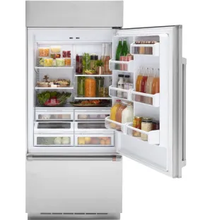 Cafe CDB36RP2PS1 Caf&#8482; 21.3 Cu. Ft. Built-In Bottom-Freezer Refrigerator