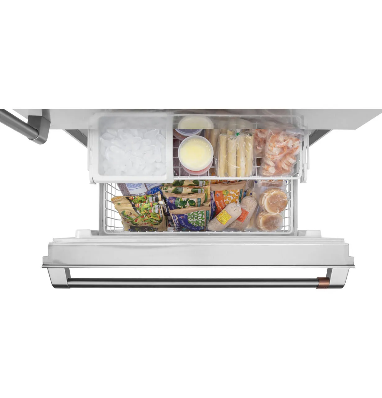 Cafe CDB36RP2RS1 Caf&#8482; 21.3 Cu. Ft. Built-In Bottom-Freezer Refrigerator