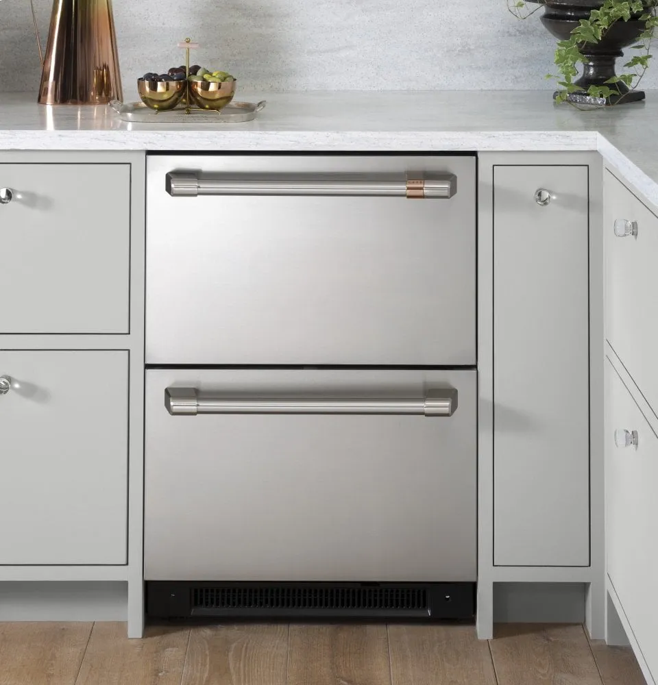 Cafe CDE06RP2NS1 Caf 5.7 Cu. Ft. Built-In Dual-Drawer Refrigerator