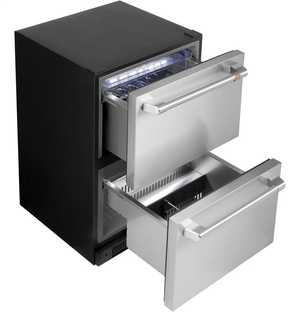 Cafe CDE06RP2NS1 Caf 5.7 Cu. Ft. Built-In Dual-Drawer Refrigerator