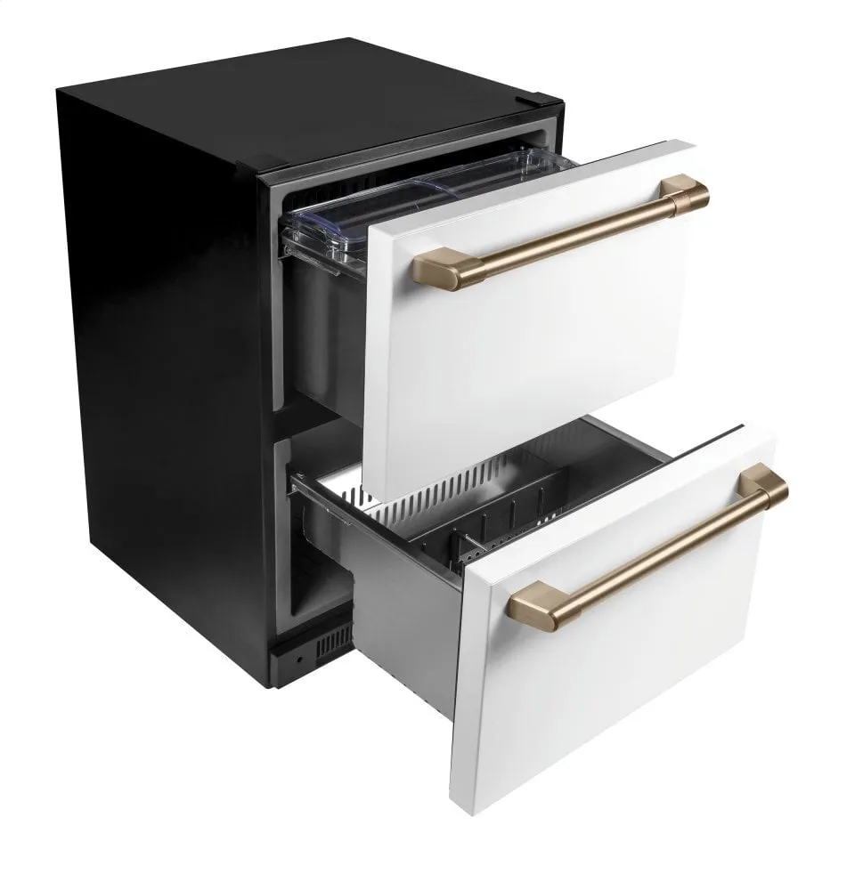 Cafe CDE06RP4NW2 Caf 5.7 Cu. Ft. Built-In Dual-Drawer Refrigerator