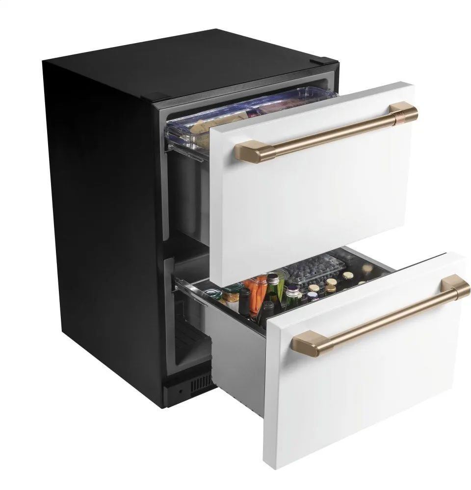 Cafe CDE06RP4NW2 Caf 5.7 Cu. Ft. Built-In Dual-Drawer Refrigerator