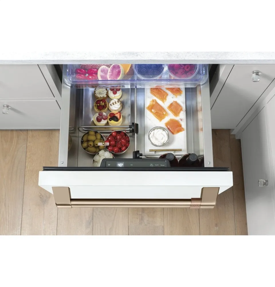 Cafe CDE06RP4NW2 Caf 5.7 Cu. Ft. Built-In Dual-Drawer Refrigerator
