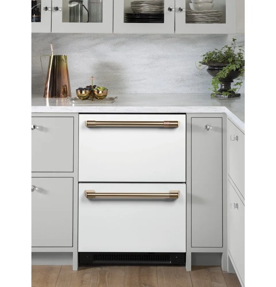 Cafe CDE06RP4NW2 Caf 5.7 Cu. Ft. Built-In Dual-Drawer Refrigerator