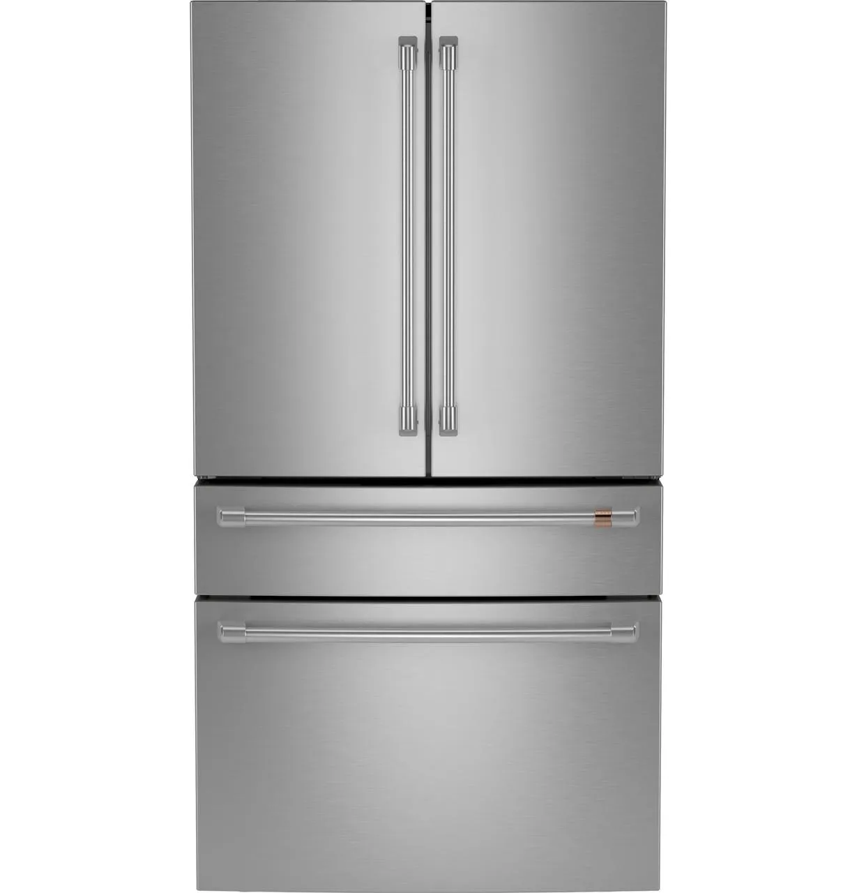 Cafe CGE29DP2TS1 Caf&#8482; Energy Star 28.7 Cu. Ft. Smart 4-Door French-Door Refrigerator With Dual-Dispense Autofill Pitcher