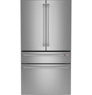 Cafe CGE29DP2TS1 Caf&#8482; Energy Star 28.7 Cu. Ft. Smart 4-Door French-Door Refrigerator With Dual-Dispense Autofill Pitcher
