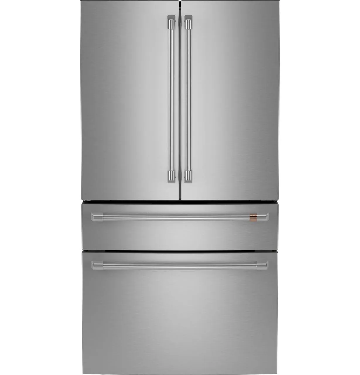 Cafe CGE29DP2TS1 Caf&#8482; Energy Star 28.7 Cu. Ft. Smart 4-Door French-Door Refrigerator With Dual-Dispense Autofill Pitcher