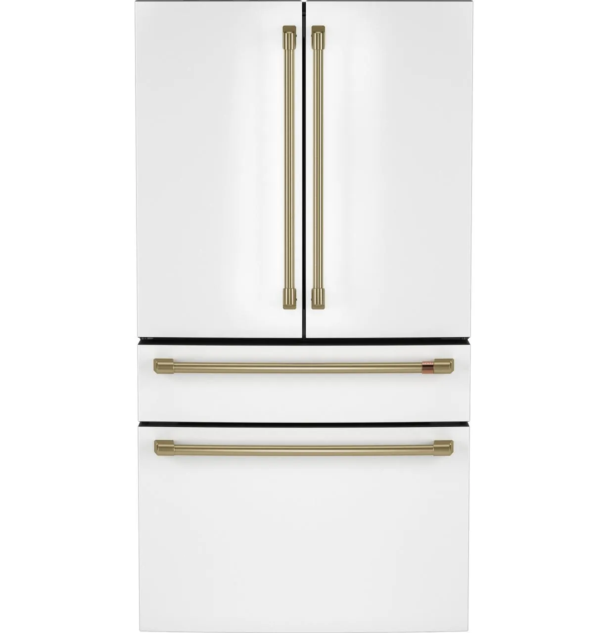 Cafe CGE29DP4TW2 Caf&#8482; Energy Star 28.7 Cu. Ft. Smart 4-Door French-Door Refrigerator With Dual-Dispense Autofill Pitcher