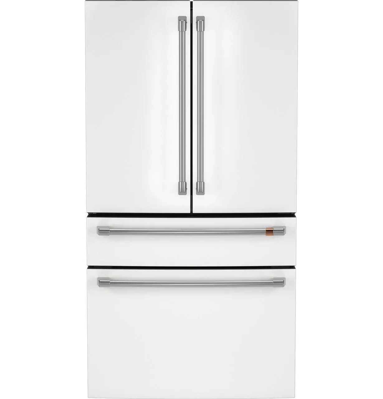Cafe CGE29DP4TW2 Caf&#8482; Energy Star 28.7 Cu. Ft. Smart 4-Door French-Door Refrigerator With Dual-Dispense Autofill Pitcher