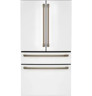 Cafe CGE29DP4TW2 Caf&#8482; Energy Star 28.7 Cu. Ft. Smart 4-Door French-Door Refrigerator With Dual-Dispense Autofill Pitcher