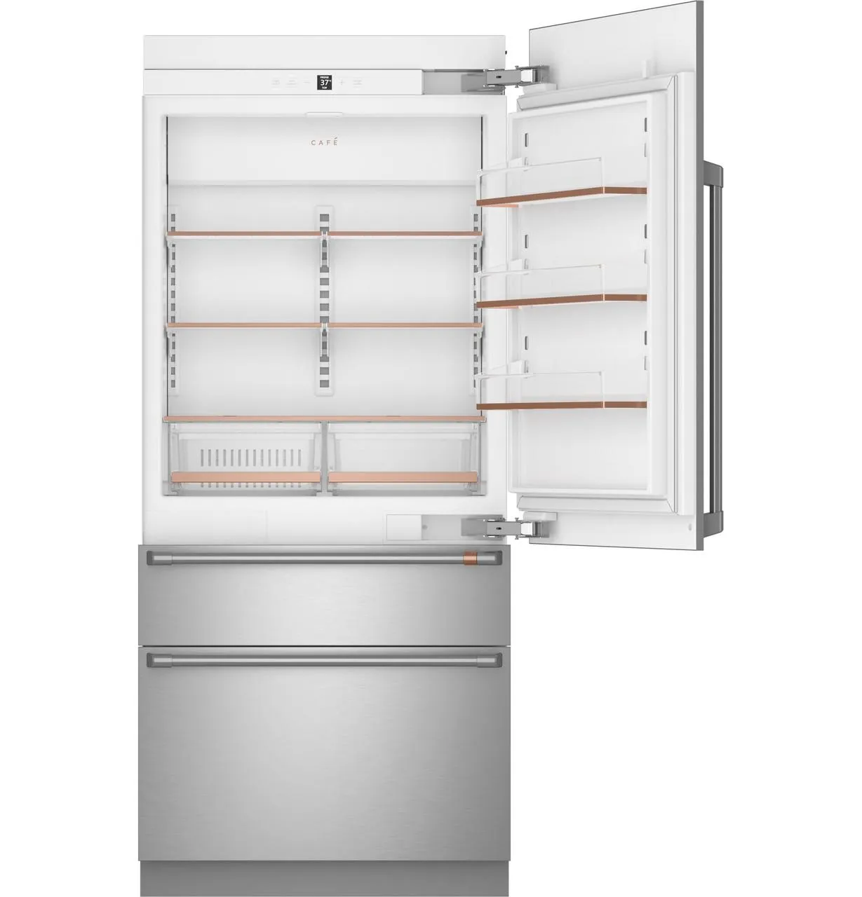 Cafe CIC36RP2VS1 Caf&#8482; 36" Integrated Bottom-Freezer Refrigerator