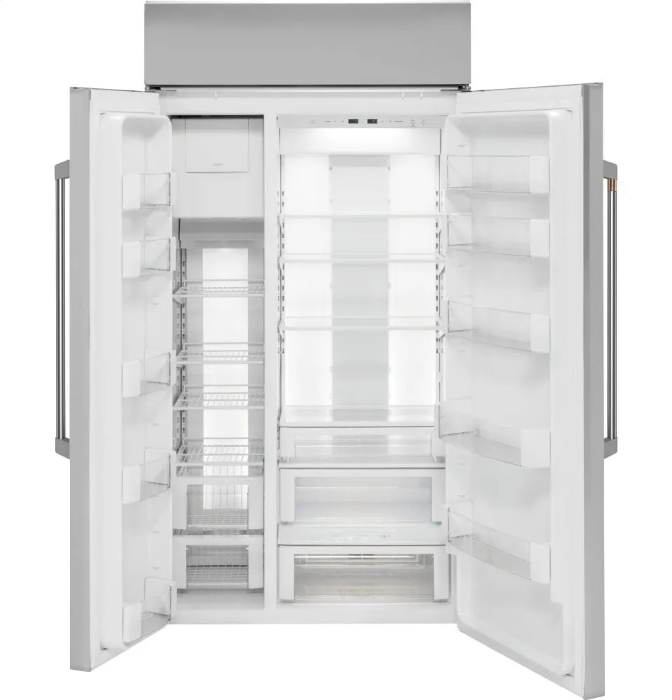 Cafe CSB42WP2NS1 Caf 42" Smart Built-In Side-By-Side Refrigerator