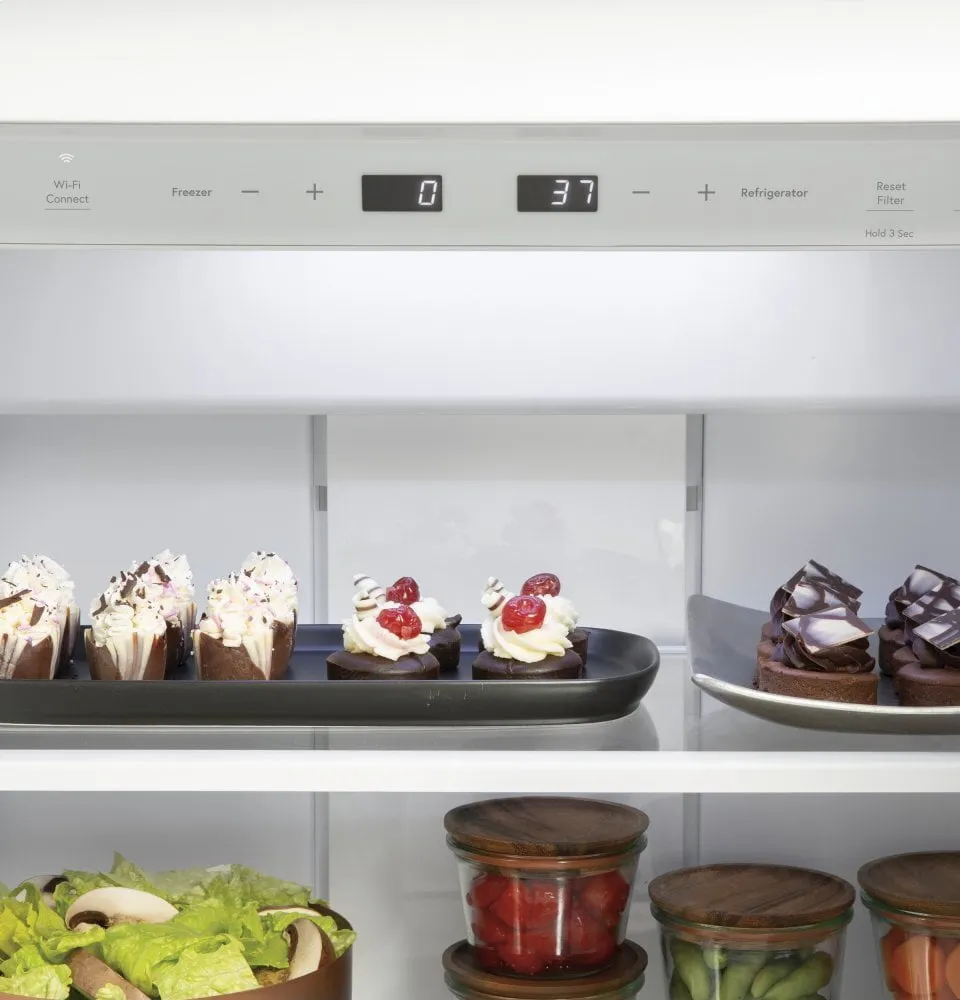 Cafe CSB42WP2NS1 Caf 42" Smart Built-In Side-By-Side Refrigerator