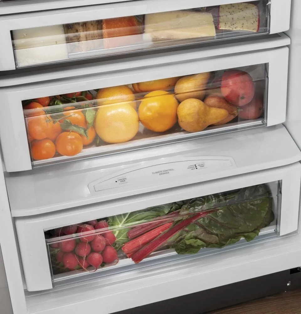 Cafe CSB42WP2NS1 Caf 42" Smart Built-In Side-By-Side Refrigerator