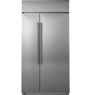 Cafe CSB42WP2NS1 Caf 42" Smart Built-In Side-By-Side Refrigerator