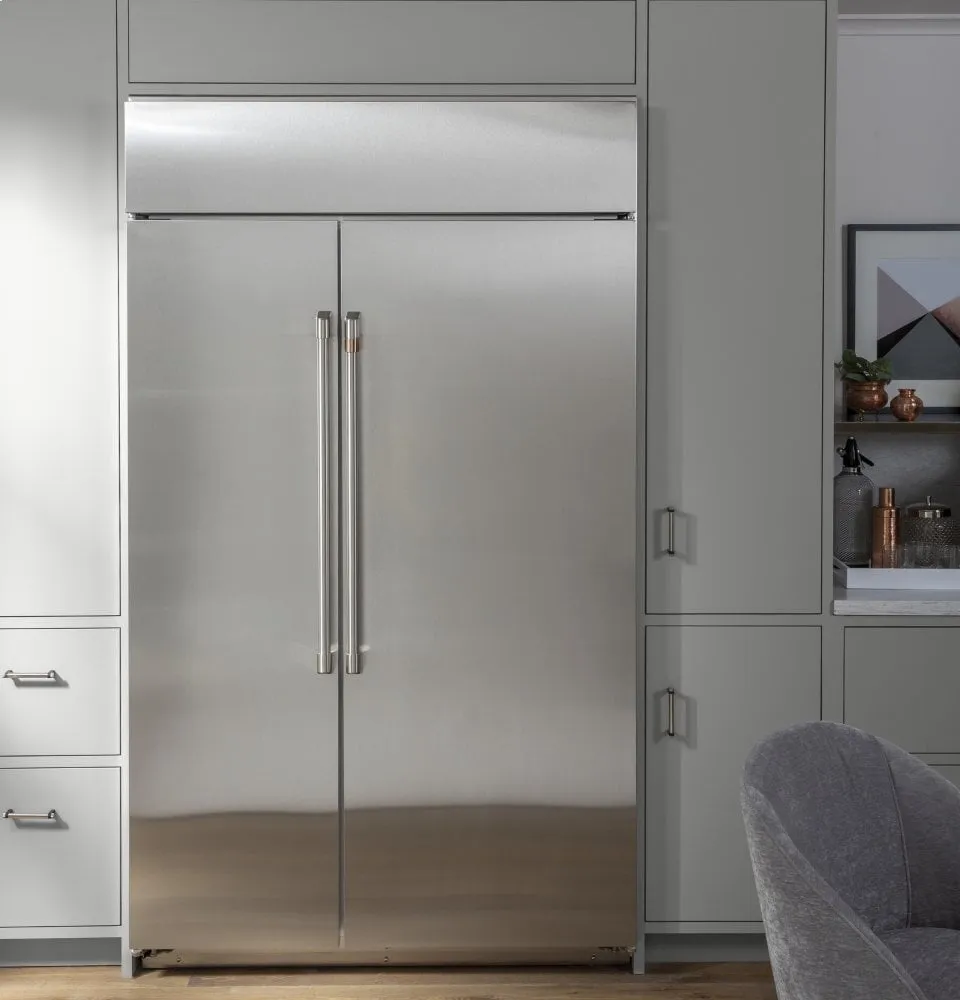 Cafe CSB42WP2NS1 Caf 42" Smart Built-In Side-By-Side Refrigerator