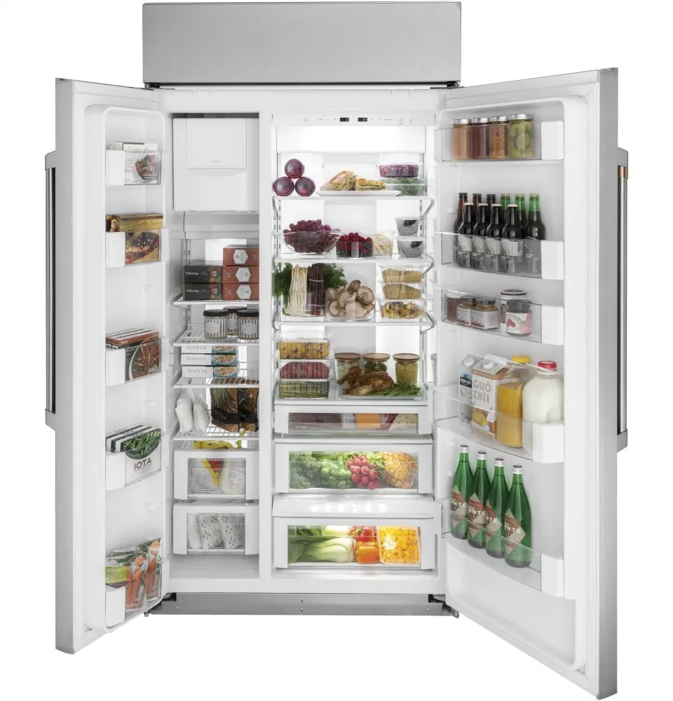 Cafe CSB42WP2NS1 Caf 42" Smart Built-In Side-By-Side Refrigerator