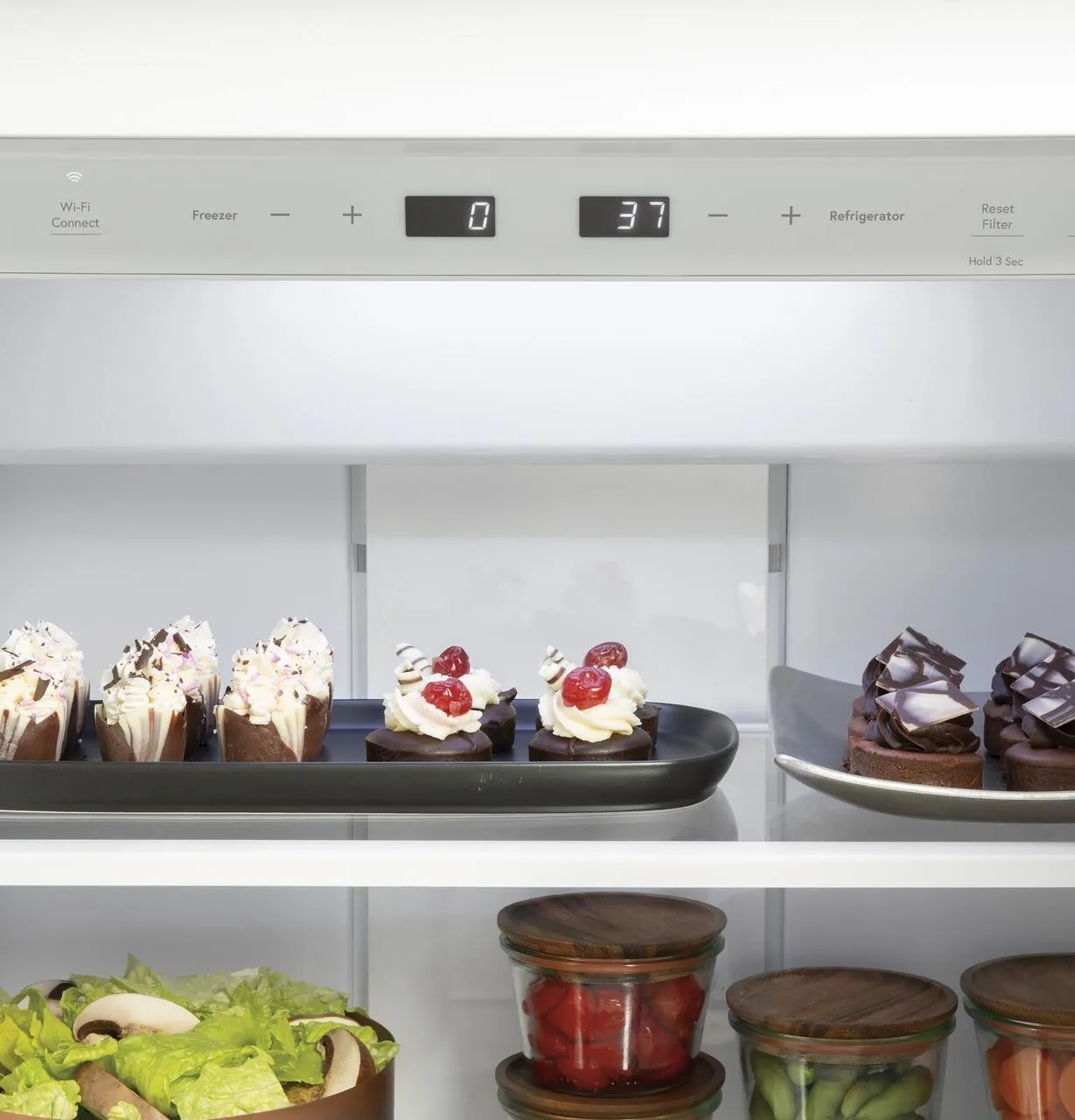 Cafe CSB48WP2RS1 Caf&#8482; 48" Smart Built-In Side-By-Side Refrigerator