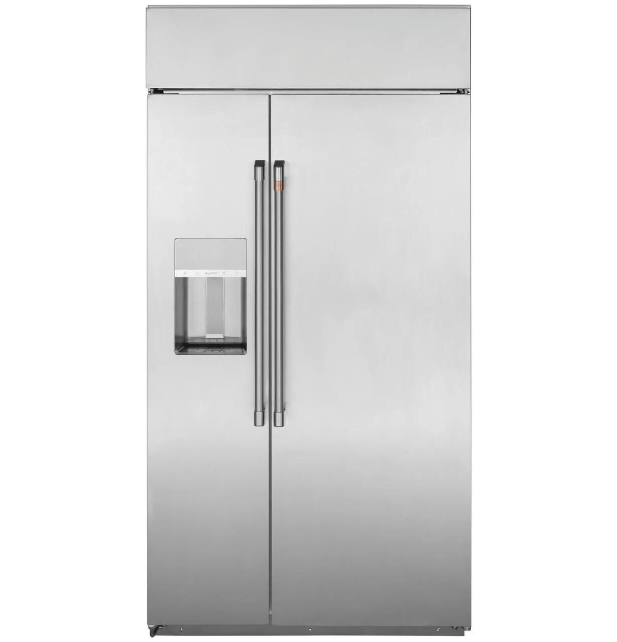 Cafe CSB48YP2RS1 Caf&#8482; 48" Smart Built-In Side-By-Side Refrigerator With Dispenser