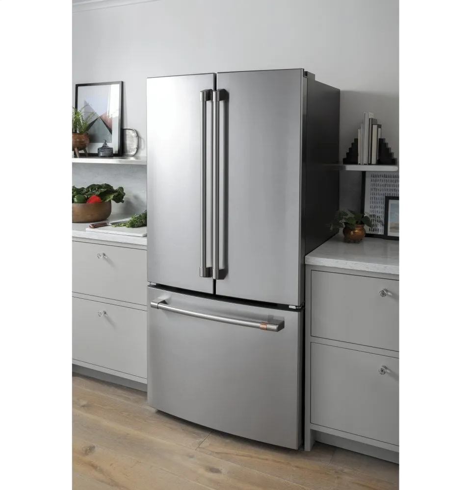 Cafe CWE19SP4NW2 Caf Energy Star 18.6 Cu. Ft. Counter-Depth French-Door Refrigerator