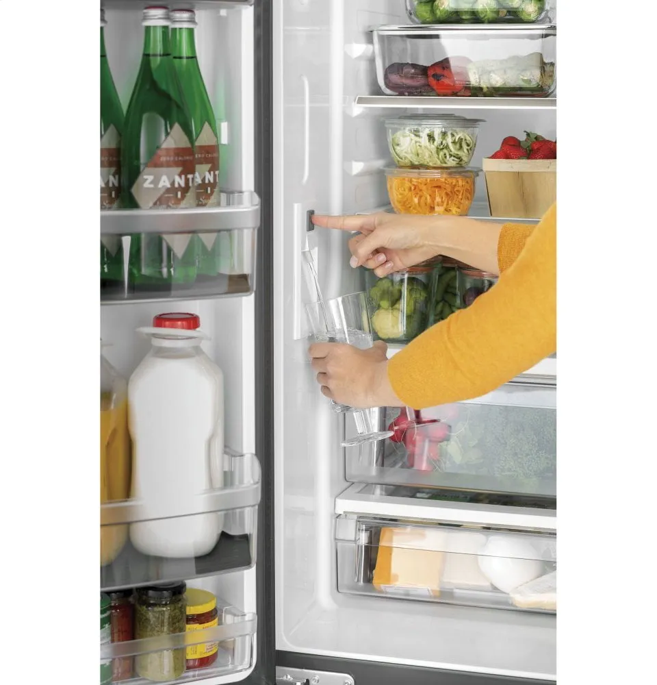Cafe CWE19SP4NW2 Caf Energy Star 18.6 Cu. Ft. Counter-Depth French-Door Refrigerator