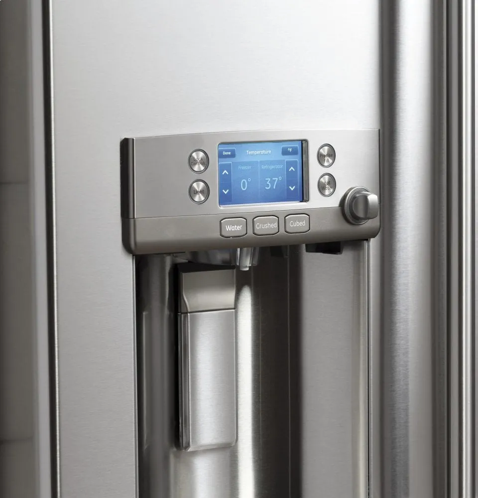 Cafe CWE19SP4NW2 Caf Energy Star 18.6 Cu. Ft. Counter-Depth French-Door Refrigerator