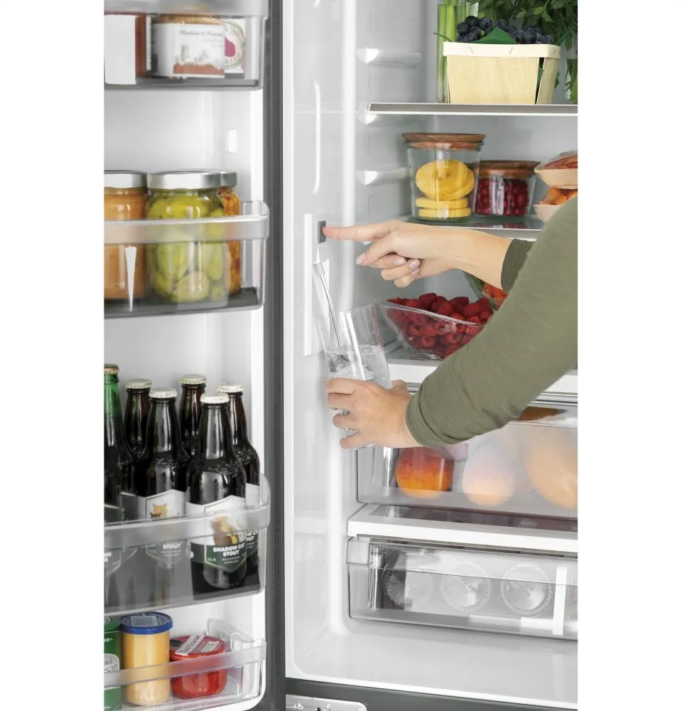 Cafe CWE19SP4NW2 Caf Energy Star 18.6 Cu. Ft. Counter-Depth French-Door Refrigerator