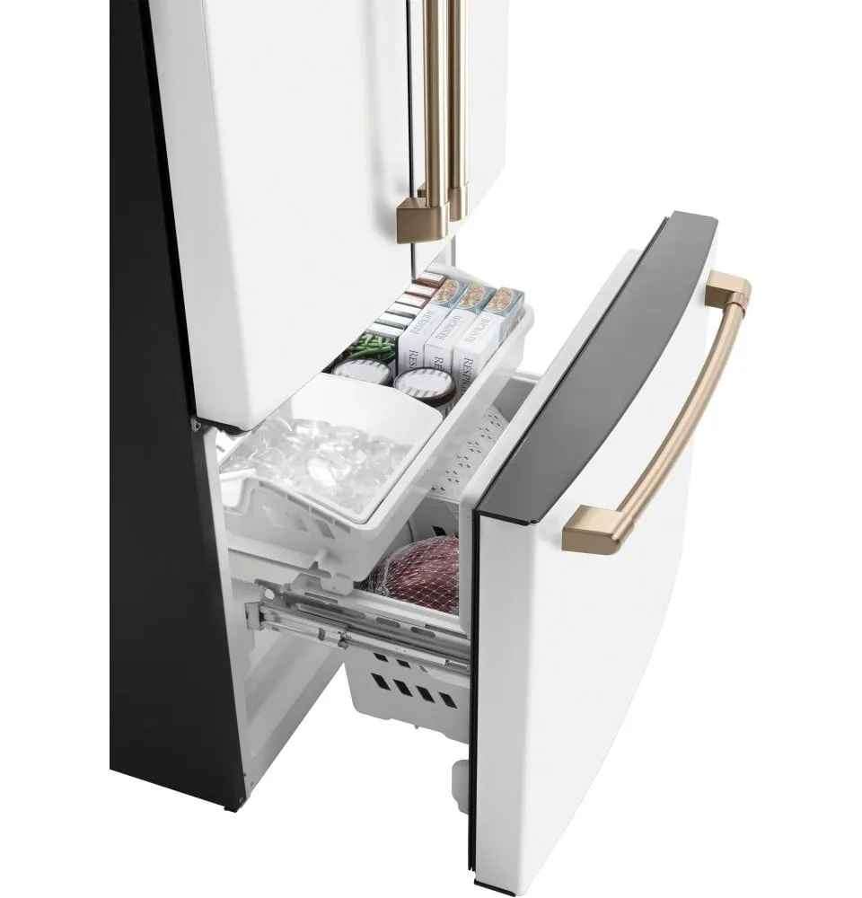 Cafe CWE19SP4NW2 Caf Energy Star 18.6 Cu. Ft. Counter-Depth French-Door Refrigerator
