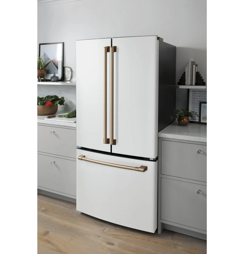 Cafe CWE19SP4NW2 Caf Energy Star 18.6 Cu. Ft. Counter-Depth French-Door Refrigerator