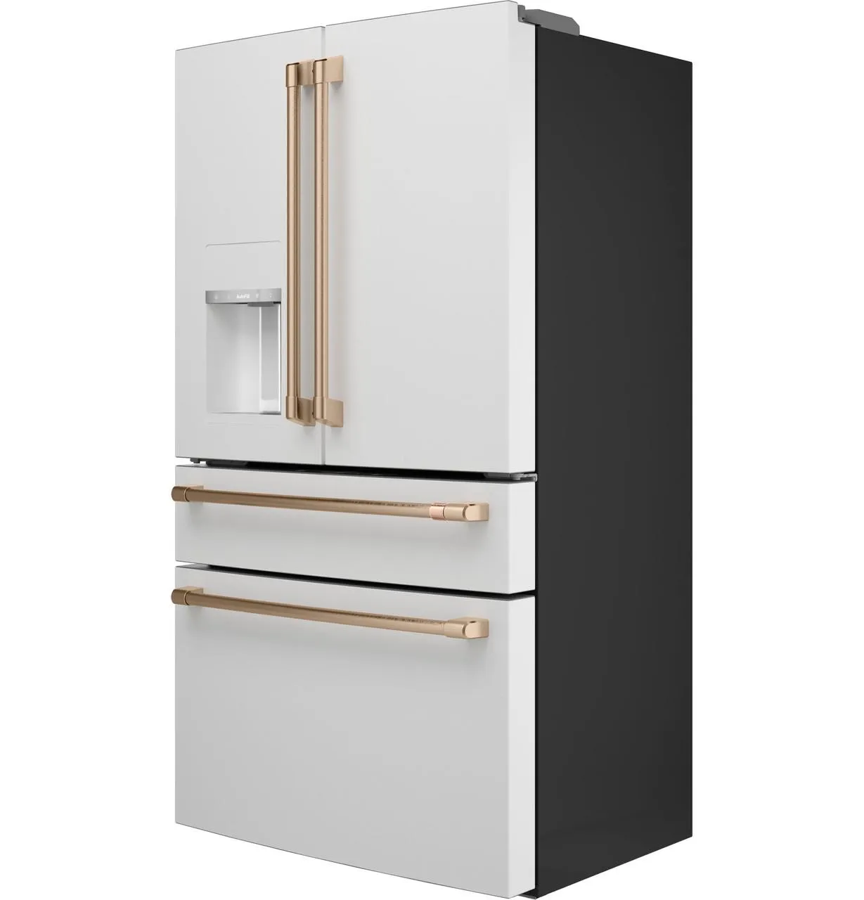 Cafe CXE22DP4PW2 Caf&#8482; Energy Star 22.3 Cu. Ft. Smart Counter-Depth 4-Door French-Door Refrigerator