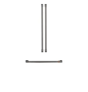 Cafe CXMA3H3PNBT Caf Refrigeration Handle Kit - Brushed Black