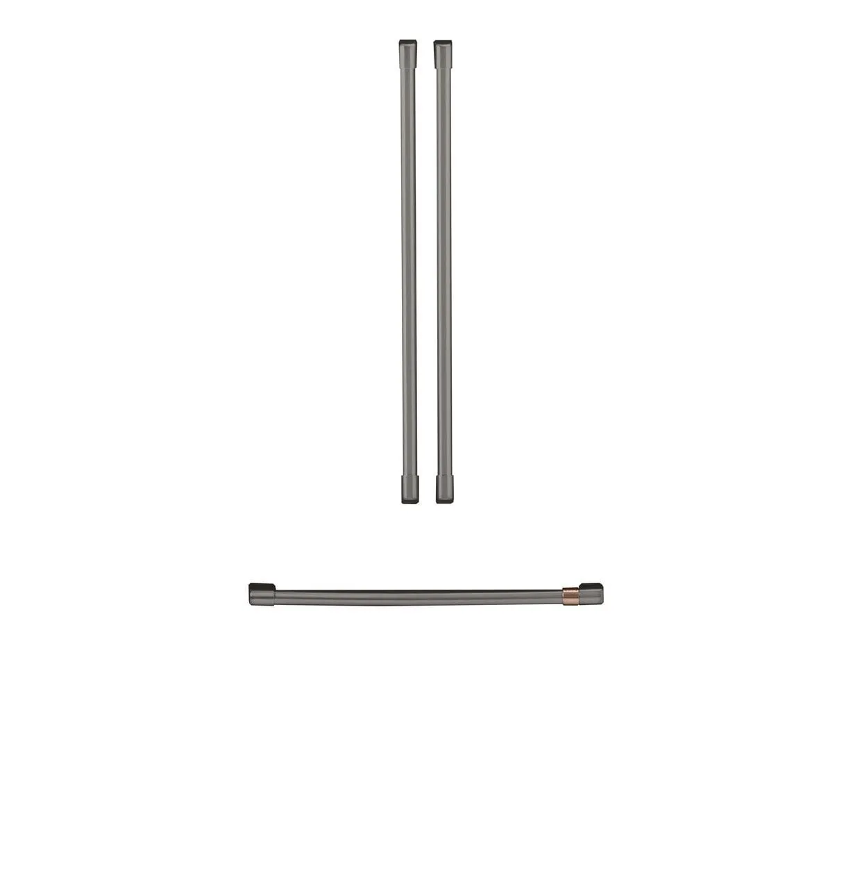 Cafe CXMA3H3PNBT Caf Refrigeration Handle Kit - Brushed Black