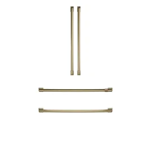 Cafe CXQB4H4PNCG Caf&#8482; Refrigeration Handle Kit - Brushed Brass