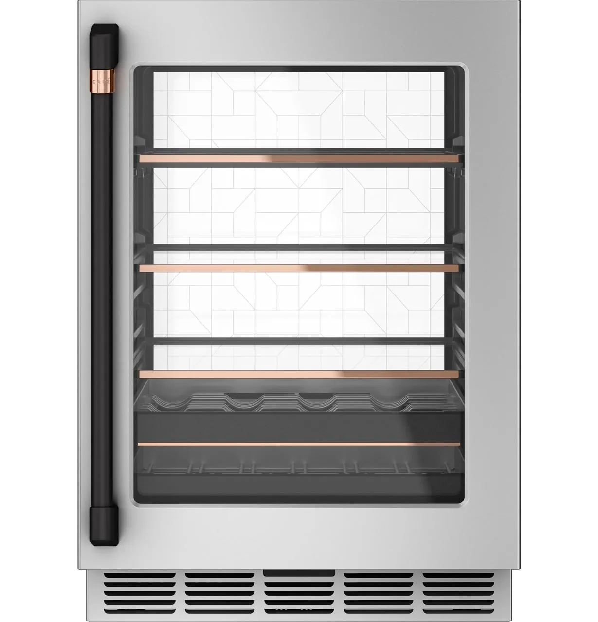 Cafe CXQW1H1PPFB Caf&#8482; Wine/Beverage Center Handle Kit - Flat Black