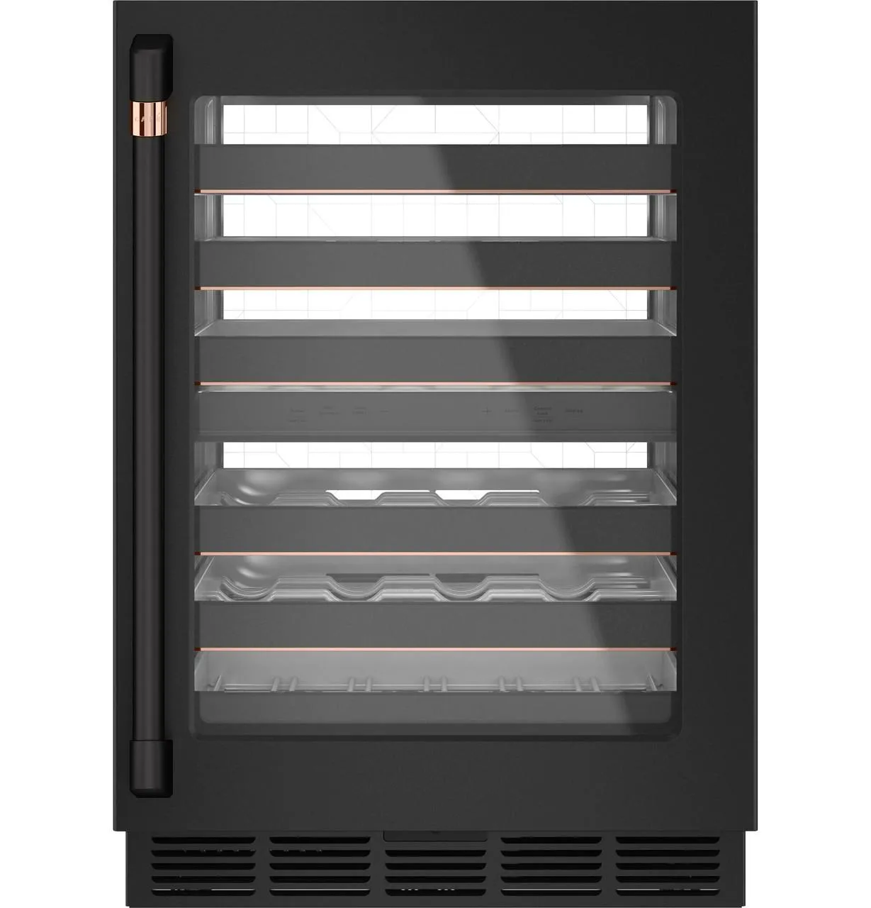 Cafe CXQW1H1PPFB Caf&#8482; Wine/Beverage Center Handle Kit - Flat Black
