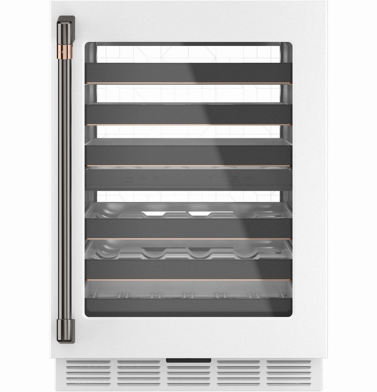 Cafe CXQW1H1PPBT Caf Wine/Beverage Center Handle Kit - Brushed Black