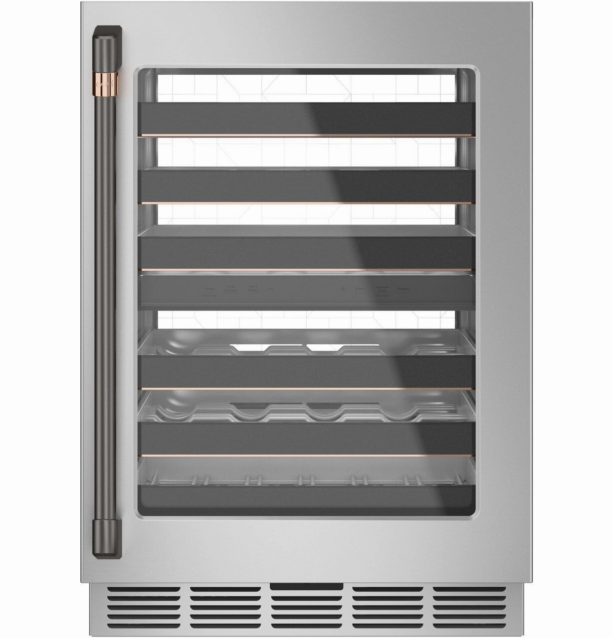 Cafe CXQW1H1PPBT Caf Wine/Beverage Center Handle Kit - Brushed Black