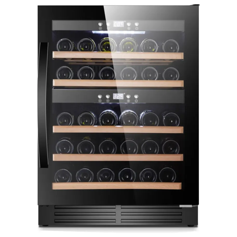 Cavin - 600mm - Undercounter Wine Fridge - Scandinavian Collection 40 Fullglass Black