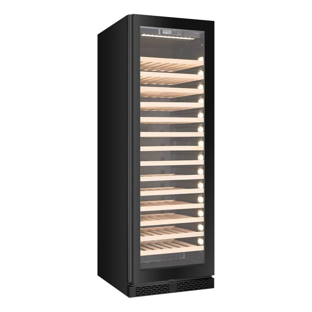 CELLA - 110 bottle Single Zone Wine cooler - FWS122S-BLACK