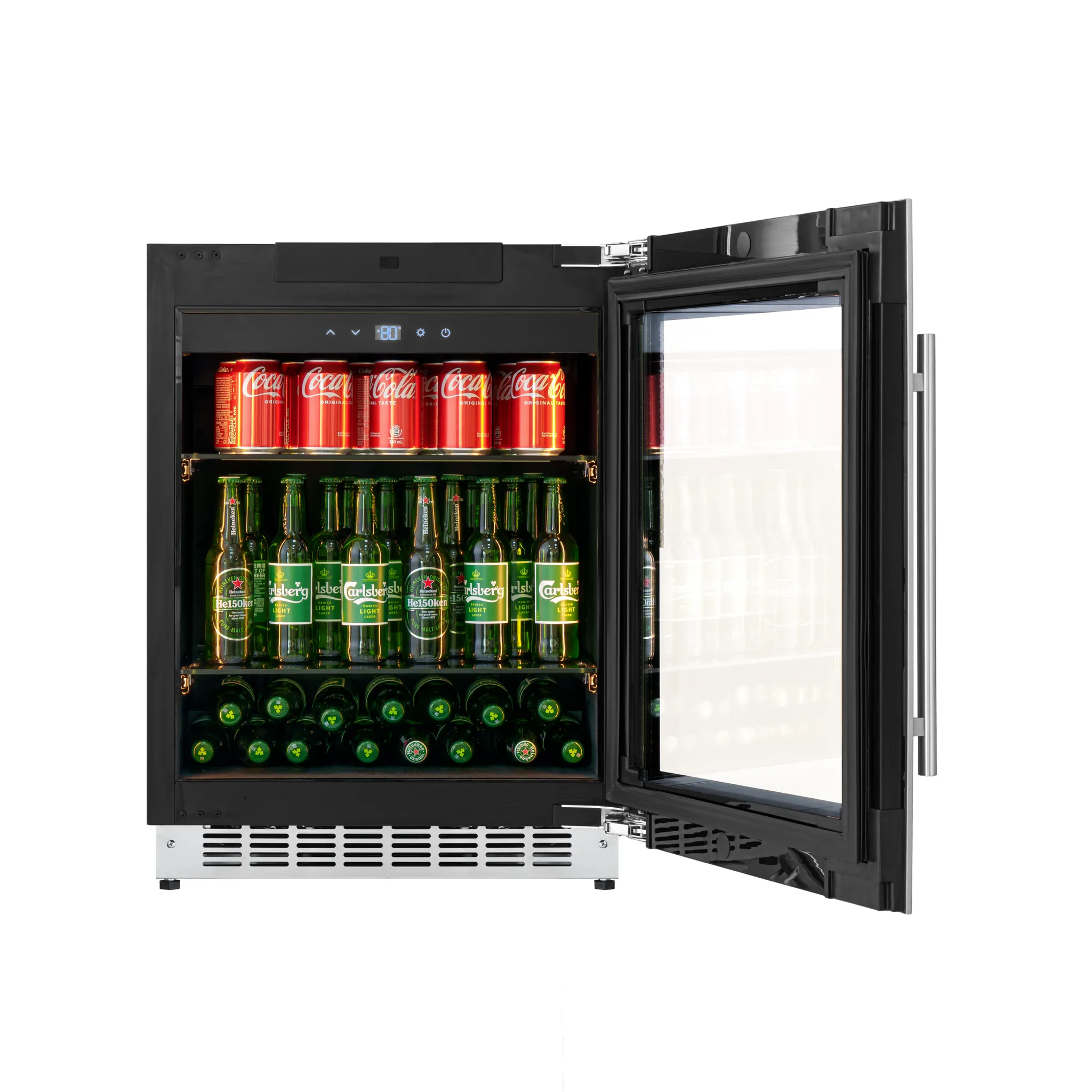 CELLA - 600mm - 118L Undercounter Drinks Fridge - Single Zone - BV34-SSH
