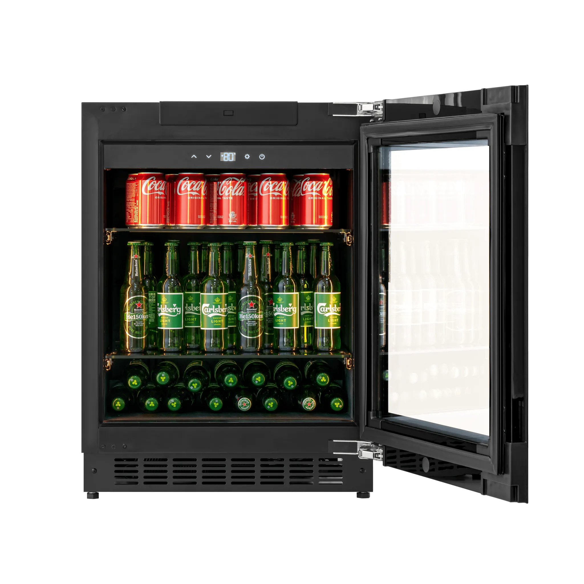 CELLA - 600mm - 118L Undercounter Drinks Fridge - Single Zone - BV34B-TO