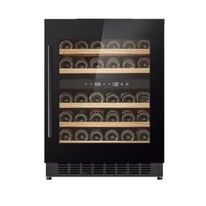 CELLA - 600mm - Undercounter Wine Cooler - Dual Zone - W34-BH