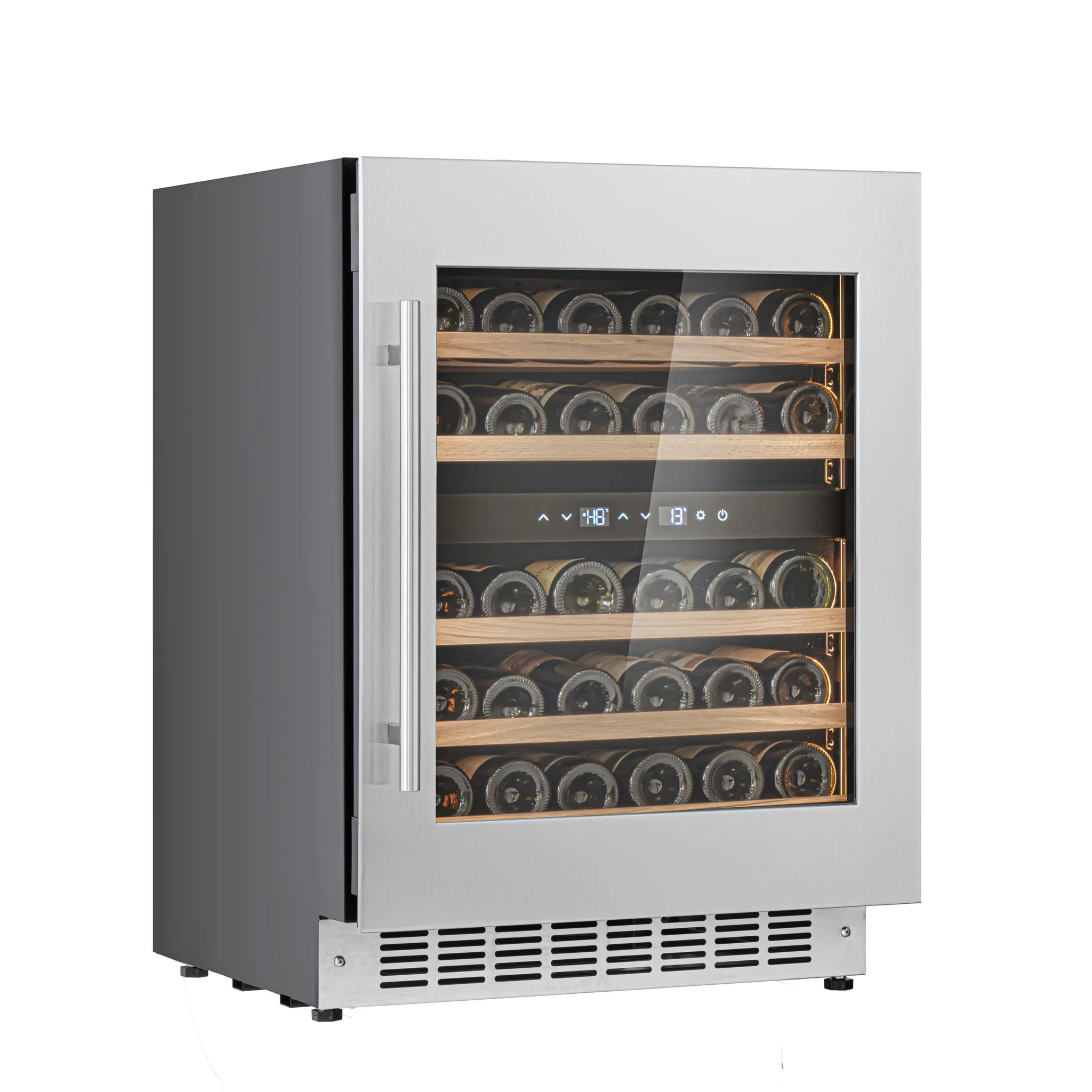 CELLA - 600mm - Undercounter Wine Cooler - Dual Zone - W34-SSH