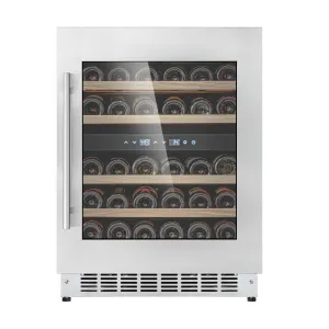 CELLA - 600mm - Undercounter Wine Cooler - Dual Zone - W34-SSH