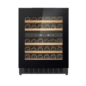 CELLA - 600mm - Undercounter Wine Cooler - Dual Zone - W34B-TO